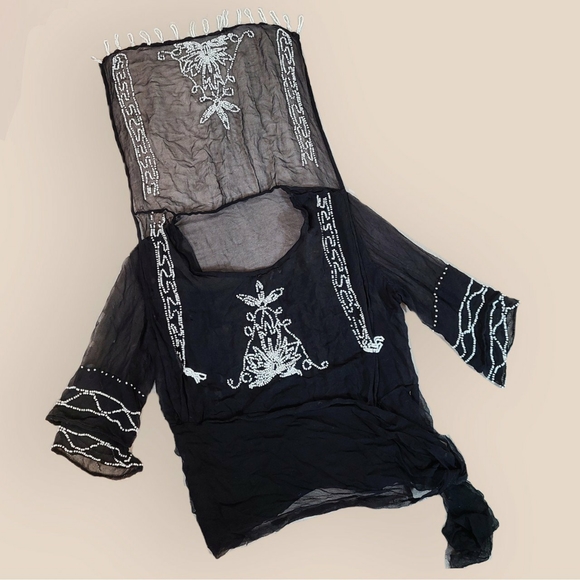 Gorgeous antique edwardian 1910s 1920s blouse! - Picture 3 of 9